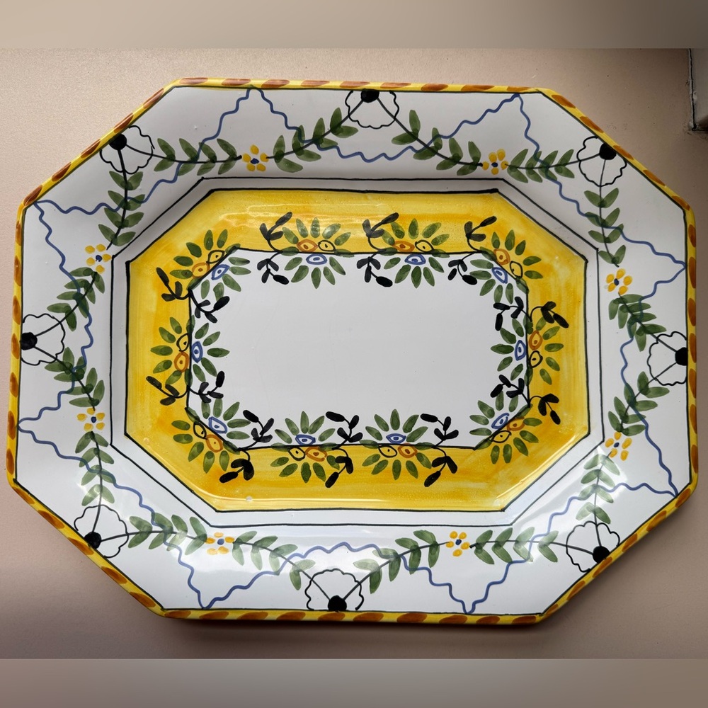 Handpainted Ceramic Platter
